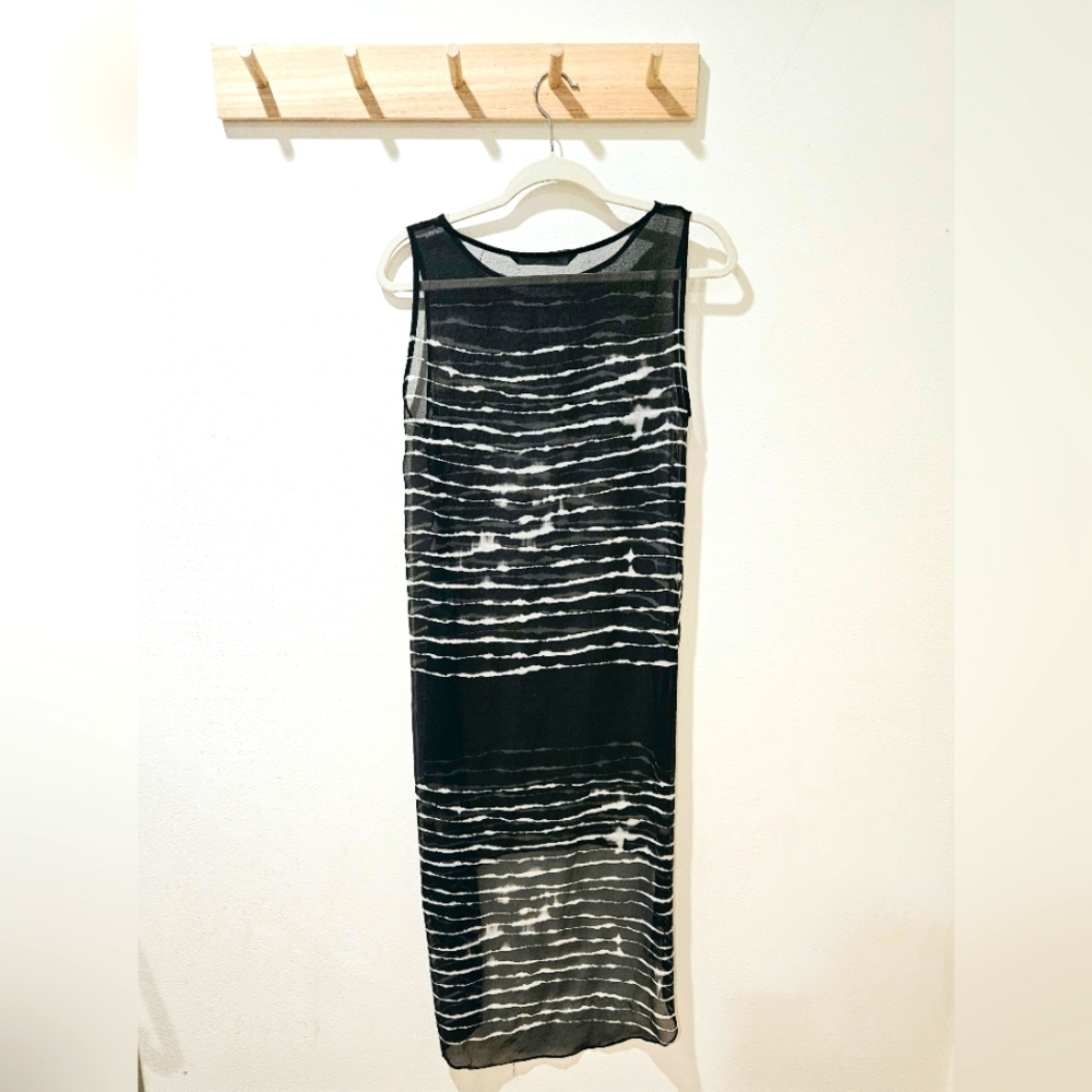 ZARA ZEBRA SHEER DRESS